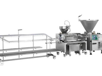 Vemag Alginate Line CC215 | Pølseproduktionsudstyr til alginattarm | | Pølsestopper og pølsesprøjte til fødevareindustrien | Nemco